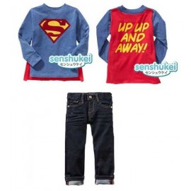 Senshukei Superman Jeans with Wing