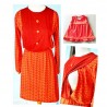 Baju Menyusui Nursing Top Orange Button + Baju Anak