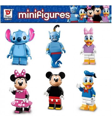 Building Block Minifigures Disney 892A-F