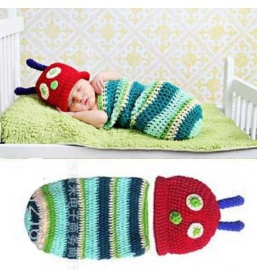 Baby Newborn Crochet Caterpillar