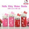 Botol Minum Hello Kitty Kaca + Cover