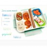 Lunch Box Yooyee Grid Leak Proof 5 Sekat