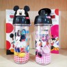 3D Drinking Bottle Mickey Minnie Original 4254/4255 500ml Tanpa Sedotan