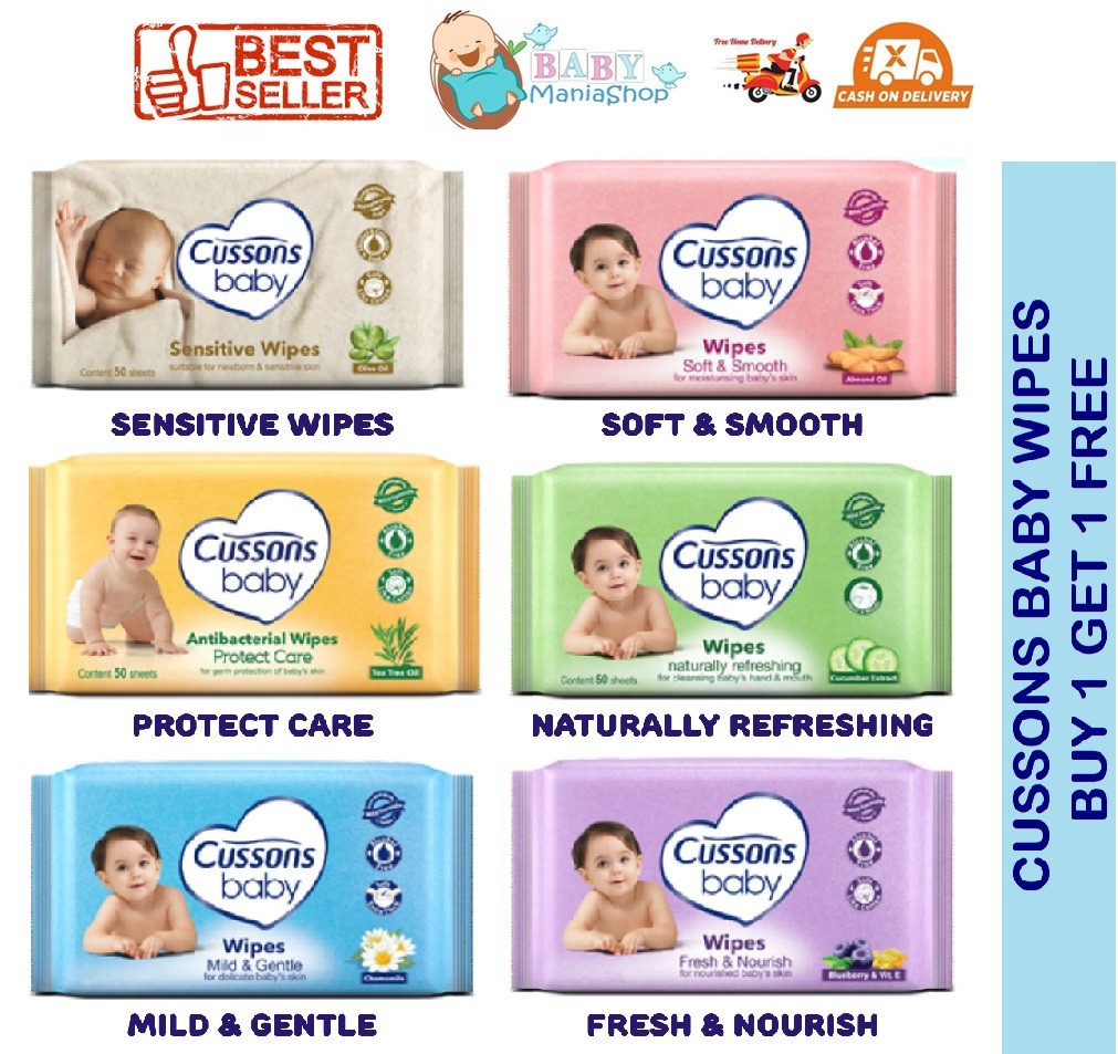 Cussons sensitive wipes hotsell