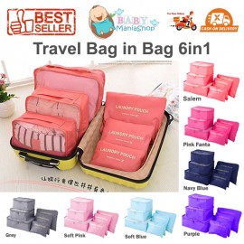 Bag in Bag [Big] Korean Travel Organizer 6in1