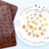 Cetakan Silikon Cokelat Happy Birthday