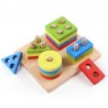 Mainan Kayu Geometric Board