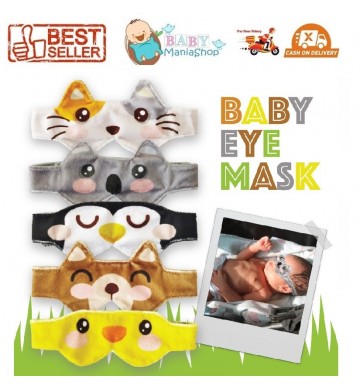  Eye Mask Baby Protector / Pelindung Mata Bayi Kaca Mata Jemur