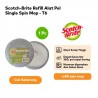 3M Scotch Brite Alat Pel Lantai Single Spin Mop Refill Kain Pel Microfiber Refill T6