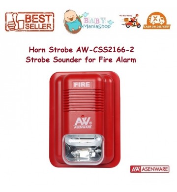 ASENWARE Horn Strobe AW-CSS2166-2 Strobe Sounder For Fire Alarm Conventional
