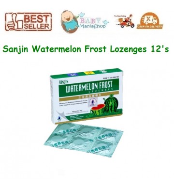 Sanjin Watermelon Frost Lozenges 12s