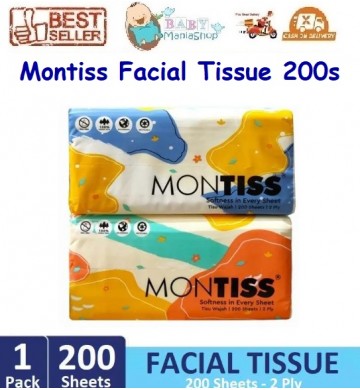 Montiss Facial Tissue 200 sheets
