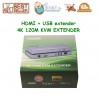 HDMI + USB extender 4K 120M KVM EXTENDER