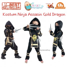 Baju Negara Jepang Ninja Assasin Gold Dragon