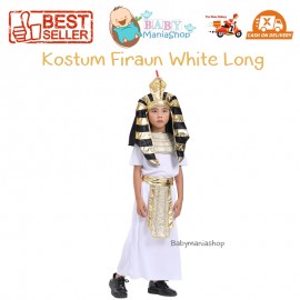 Baju Negara Mesir Raja Firaun White Long
