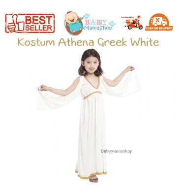 Baju Negara Yunani Athena Greek White