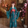 Baju Negara China Princess Hanfu Red Green