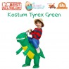 Kostum Tyrex Green Dinosaurus