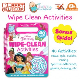 Wipe Clean Activities Book Princess