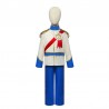 Baju Negara Inggris Prince Eric White Blue
