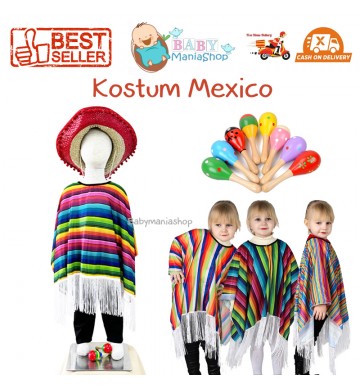 Kostum Mexico Rainbow