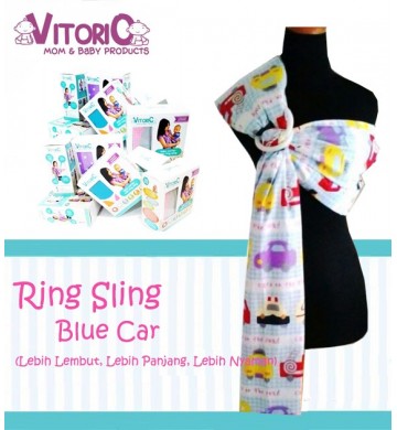 Ring Sling Vitorio Blue Car