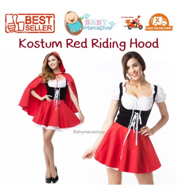 Kostum Red Riding Hood Dewasa