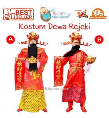 Kostum Dewa Rejeki Cai Shen Ye