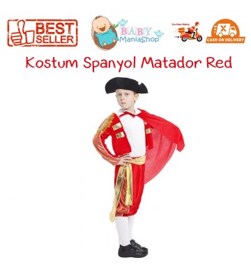 Baju Negara Spanyol Matador Red