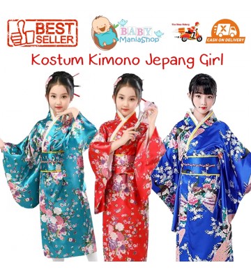 Kostum Kimono Jepang Anak