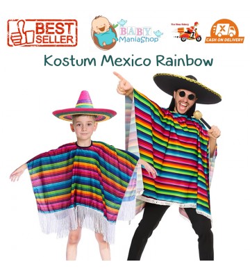Kostum Mexico Rainbow