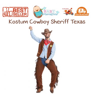 Kostum Cowboy Sherif Texas