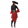 Kostum Pirate Red Black Skull Wanita Dewasa